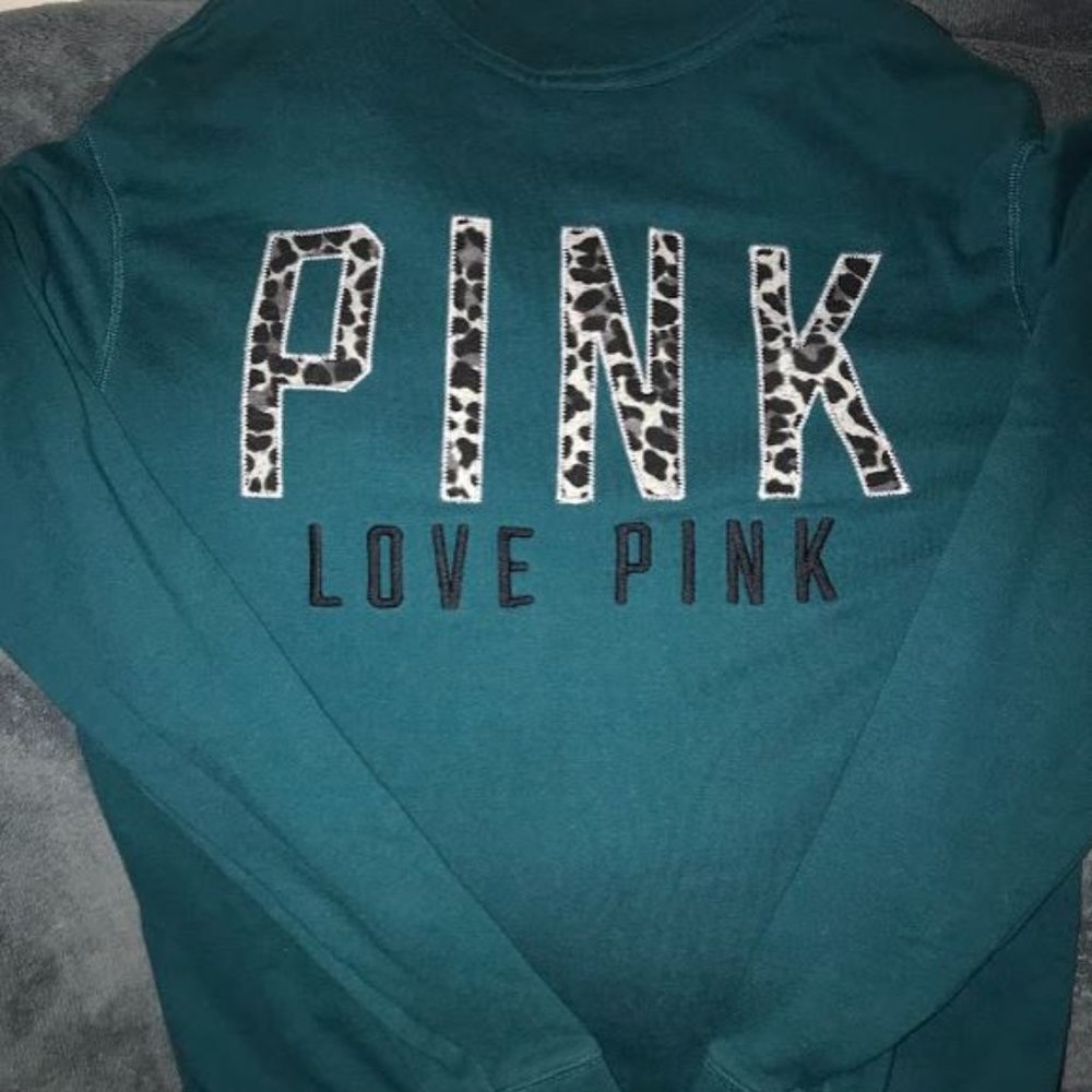 Quarter Zip PINK Sweatshirt